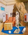 meubles et rochers dans une pièce 1973 Giorgio de Chirico surréalisme métaphysique